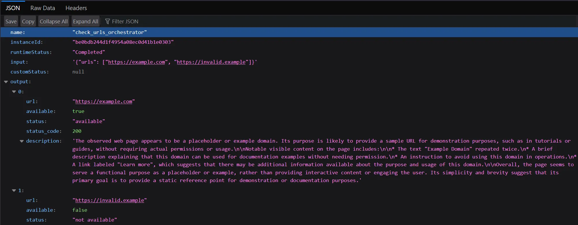 Docker AI Result